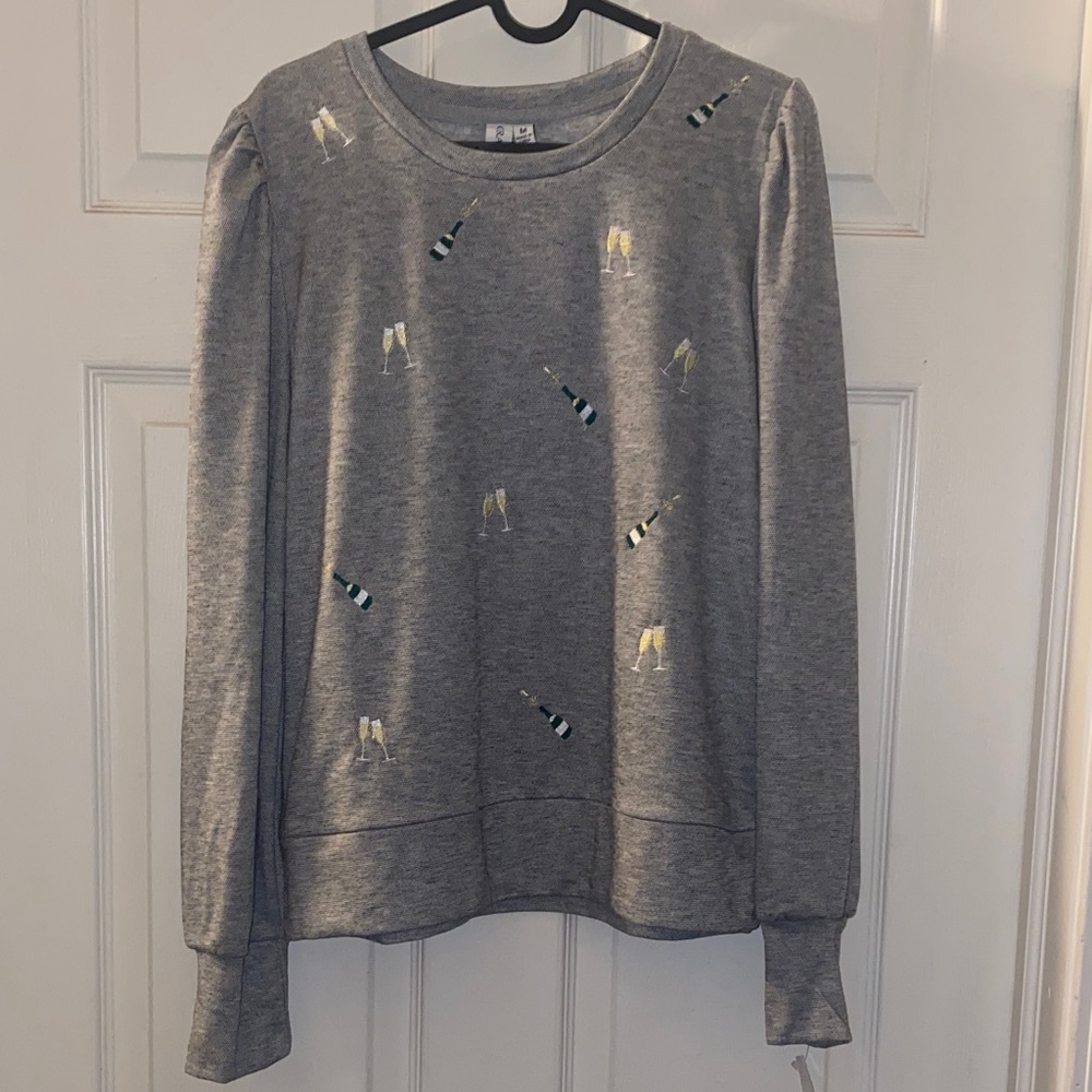 Grace + Karma Embroidered Toast  🥂 🍾 Top